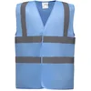 Image de Yoko Signalisatievest met 2 Banden & Bretels YHVW100 - sky blue - M