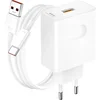 Image de Honor 66W Supercharge Oplader met USB-A naar USB-C-kabel - Wit