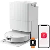 Image de Roborock Qrevo Edge 2-robotstofzuiger-25.000 Pa-7,98 cm ultraslank ontwerp-12 mm dweilheffing-80  Warmwatermopwas&Zelfreinigend Station-FlexiArm Technology-RetractSense navigatiesysteem-dubbel anti-klitssysteem-Reactieve AI en Roborock app-bediening.
