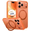 Image de TORRAS Hoesje Geschikt voor Apple iPhone 17 Pro Max - UPro Ostand Pro - Compatibel met MagSafe / Qi2 - Back Cover met Magneet - 360° Draaibare Ring Standaard - Oranje
