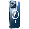 Image de Hoesje geschikt voor Apple iPhone 15 Pro - Torras Diamond Back Cover - Geschikt voor MagSafe - Transparant