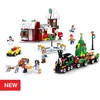 Image de Sluban Town Kerstdorp bouwspeelgoed kinderen vanaf 6 jaar - Constructiespeelgoed modelbouw - bouwdoos met 565 bouwstenen - M38-B0887