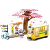 Image de Sluban Girls Dream Tramhalte bouwspeelgoed kinderen vanaf 6 jaar   Constructiespeelgoed modelbouw   bouwdoos met 347 bouwstenen en 3 minifiguren   M38-B1018