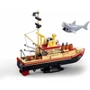 Image de Sluban ModelBricks The Great Shark boot bouwspeelgoed   Constructiespeelgoed   bouwset met 592 bouwstenen   M38-B1118   vanaf 8 jaar