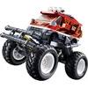 Image de Bigfoot rood Sluban: 261 stuks - Monster Truck - Pull Back serie -