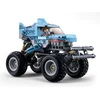 Image de Sluban PowerBricks Bigfoot Blauw bouwspeelgoed kinderen vanaf 6 jaar   Constructiespeelgoed modelbouw monstertruck   bouwdoos met 273 bouwstenen en 1 minifiguur   M38-B1163