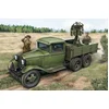 Image de HobbyBoss Modelbouwpakket Militaire voertuigen - 84571 GAZ-AAA with Quad Maxim AA Gun Plastic - 1:35 - Modelbouw