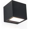 Image de LUTEC Gemini - LED wandlamp voor buiten - Up & Down - Premium aluminium - 850Lm - 3000K warm licht - IP54 extra weerbestendig - Mat zwart - 88 x 86 x 85 mm