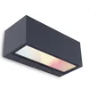 Image de LUTEC Connect Gemini Wandlamp - LED - Smart - RGBW - Donkergrijs