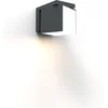 Image de LUTEC Cuba - LED Wandlamp voor buiten - Donkergrijs