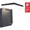 Image de LUTEC Moze - LED solar wandlamp voor buiten - AWARD WINNING DESIGN - PIR bewegingssensor - Dag/nacht sensor - Premium aluminium - 1000Lm krachtig licht - 4000K helder wit licht - IP44 weerbestendig - Mat zwart