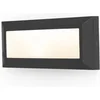 Image de LUTEC Helena - Rechthoekige LED wandlamp voor buiten - Zwart