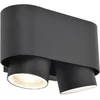 Image de LUTEC - Cypres wandlamp voor buiten - GU10 - Donkergrijs