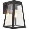 Image de LUTEC - Flair Solar - Wandlamp voor buiten - E27 - Zwart