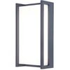Image de LUTEC - Qubo wandlamp voor buiten - LED - 4000K - Donkergrijs