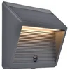 Image de LUTEC - Linko Solar wandlamp met sensor - LED - Donkergrijs