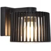 Image de LUTEC Shyne - Wandlamp voor buiten - Aluminium - Retro look - E27 - Zwart