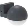 Image de LUTEC Looma - LED wandlamp voor buiten - Draaibare lamp - Premium aluminium - 800Lm - 3000K warm licht - IP54 extra weerbestendig - Donkergrijs