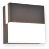 Image de LUTEC Domino - LED wandlamp voor buiten - 1300 lm - 3000K - IP65 weerbestendig - donkergrijs