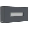 Image de LUTEC Arteo - wandlamp voor buiten - up & down - premium aluminium - 2700/3200/4000K - 1100 lumen - IP65 weersbestendig - Zwart grijs
