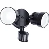 Image de LUTEC Shrimp - LED security wandlamp voor buiten - PIR bewegingssensor - Dag/nacht sensor - Tweekoppig - 1250Lm krachtig licht - 5000K helder wit licht - Mat zwart