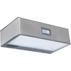 Image de LUTEC Brick - Solar wandlamp voor buiten - PIR bewegingssensor - Roestvrij staal - LED - 4000K