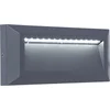 Image de LUTEC Helena - Framestrip buitenwandlamp LED model  - Donkergrijs