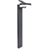 Image de LUTEC Runda - LED solar tuinpaal padverlichting - Sokkellamp - Optimaal opladen door aanpasbaar zonnepaneel - Langdurige werking (tot 10 uur) - PIR bewegingssensor - 1300Lm - 4000K warm wit licht - IP54 extra weerbestendig - Donkergrijs