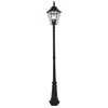 Image de LUTEC London - Solar lantaarnpaal voor buiten - Aluminium armatuur - E12 fitting - Retrofit bulbs inbegrepen - Warm en zacht licht - Zwart