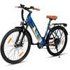 Image de HILAND Elektrische Stadsfiets - 26 inch - E-bike - 250W Motor - 36V 7.8Ah Accu - 8 Versnellingen - Schijfremmen - Uniseks