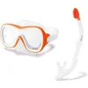 Image de Intex 55647 Aquaflow Sport Wave Rider Duikbril en Snorkel Oranje