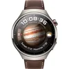 Image de HUAWEI Watch 4 Pro Classic - Brown Leather Strap - Titanium van ruimtevaartkwaliteit - 1 minuut gezondheidsoverzicht met 7 punten - Compatibel met Android & iOs