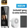 Image de EZVIZ EP8 Ultra - Videodeurbel met Camera met AI Scherm   3K+ (6MP) Dual Lens   Pakketdetectie   Draadloos of Bedraad   32GB ingebouwde opslag   Zonder Abonnement