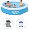 Image de Bestway - Fast Set - Opblaasbaar zwembad inclusief filterpomp - 305x66 cm - Rond