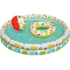 Image de Bestway Zwembad met Zwemband en Strandbal - Opblaasbad - Zwembadje Peuter - Set van 3 -   120cm