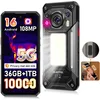 Image de Robuuste smartphone - OUKITEL WP500 Ultra - 6,78'' FHD+ scherm - 32GB RAM - 1TB ROM - 10000 mAh 45W - 5G Dual SIM - warmtebeeldcamera - NFC GPS 2026 nieuw - Zwart