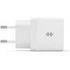 Image de Hyper HyperJuice 2-port oplader (20W)   Snel opladen voor elk USB-C apparaat   Ingebouwde inklapbare wandstekker   Toonaangevende bescherming tegen overbelasting en kortsluiting - Wit