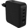 Image de Hyper HyperJuice 4-port GaN Travel Oplader (100W)   100W Max per USB-C Poort   4 Poorten voor Verschillende Apparaten   Compact en Lichtgewicht voor Reizen - Zwart