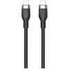 Image de Hyper HyperJuice Siliconen USB-C naar USB-C Kabel   1m Lengte   240W PD 3.1 EPR Power Delivery   Compatibel met USB-C Apparaten en Opladers - Zwart