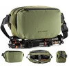Image de K&F Concept Fototas Schoudertas Camera Tas Groen 10L Waterdicht