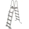 Image de Bestway 58332 Veiligheidsladder voor Zwembaden - 132 cm Hoog - Met Bordes