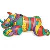 Image de XL opblaasbare neushoorn - 200x117x84cm - model 41116 - Art Collections - reparatiesticker