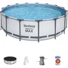 Image de Bestway - Steel Pro MAX - Opzetzwembad inclusief filterpomp en accessoires - 457x122 cm - Rond