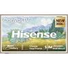 Image de Hisense 55 Inch Hi-QLED Smart TV - Canvas TV 55S7S - 4K Ultra HD - 144Hz Gaming TV - Frame TV Design - Zwart - Dolby Vision IQ - HDMI 2.1 - AirPlay 2 - Art Gallery Modus