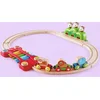 Image de Hape Jungle Treinset met Xylofoonrails en Apen - Houten Treinbaan voor Kinderen vanaf 18 Maanden, 19 Delig