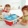Image de Hape Houten Keukenspeelgoed Fornuis met Accessoires - Speelkeuken voor Peuters vanaf 18 Maanden