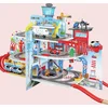 Image de Hape Grand City Set - Grote Houten Treinset met 5 Verdiepingen, 34 Delig, Vanaf 3 Jaar
