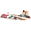 Image de Set voor vrachtvervoer over zee en per spoor