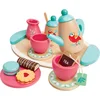 Image de Hape Houten Theeservies Speelset - 16-delig rollenspel speelgoed voor kinderen vanaf 2 jaar