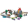 Image de Hape Dino Treinset Avontuur - 61-delige houten treinbaan met geluid en glow-in-the-dark elementen, 3 jaar+